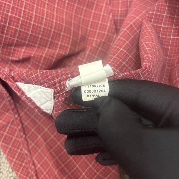 Vintage Gap Shirt Cotton Poplin Long Sleeve Collar Gingham Plaid Classic Oxford - Picture 10 of 10